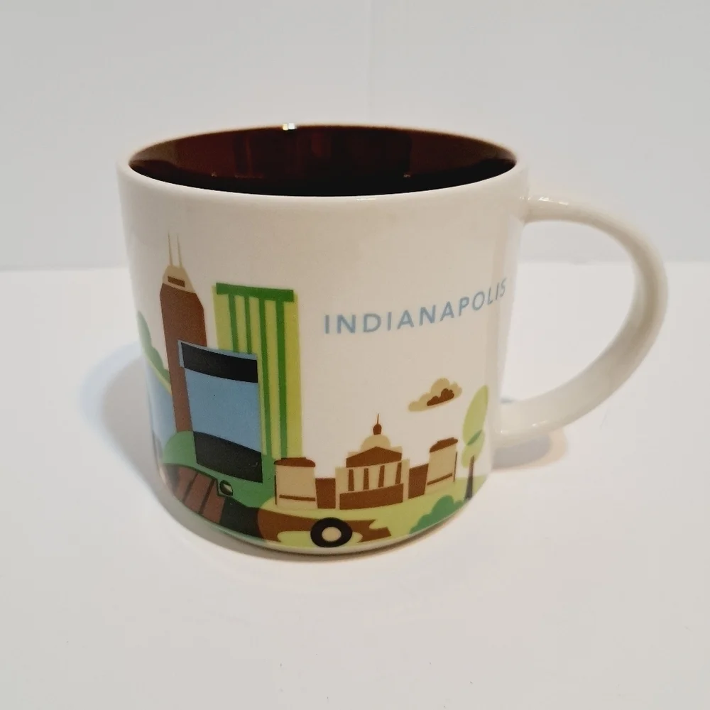 Starbucks You Are Here Collection Indianapolis 14oz Stoneware‎ Mug